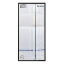 400J CANELLAS ESTUCHE 6 Uds PAÑUELOS HOMBRE 44x44