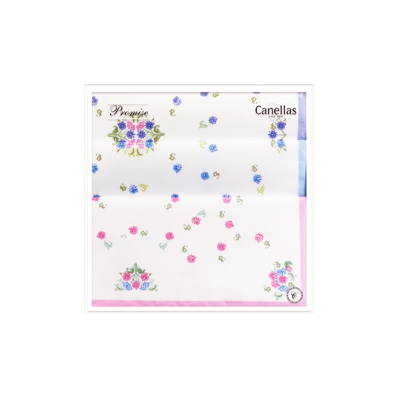 32 CANELLAS ESTUCHE 6 Uds PAÑUELOS MUJER 32x32