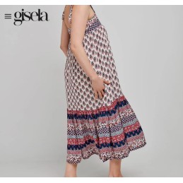 2 40035U GISELA VESTIDO PLAYERO VOLANTES