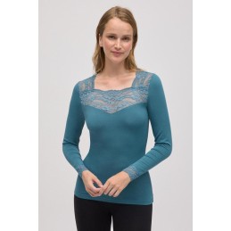 70005 YSABEL MORA CAMISETA MUJER TERMICA ENCAJE Foto 27873