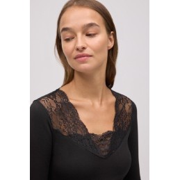 70033 YSABEL MORA CAMISETA TERMICA MUJER ENCAJE Negro Foto 70033 YSABEL MORA CAMISETA TERMICA MUJER ENCAJE Negro Foto