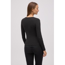 70033 YSABEL MORA CAMISETA TERMICA MUJER ENCAJE Negro Foto 70033 YSABEL MORA CAMISETA TERMICA MUJER ENCAJE Negro Foto