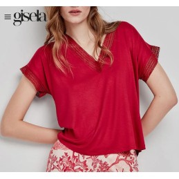 2 20250 GISELA PIJAMA MUJER MODAL PICO ENCAJE