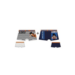 SET2 MARINO/RAYAS YE30013 DRAGON BALLZ PACK-2 BOXER NIÑO ALGODON