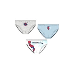 YE30044 SPIDERMAN PACK-3 SLIP NIÑO ALGODON