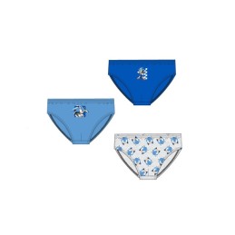 YE80046 SONIC PACK-3 SLIP NIÑO ALGODON