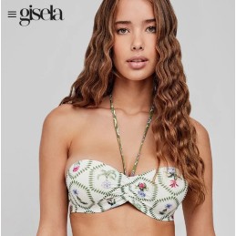 2 30201 B GISELA BIKINI BANDEAU FLORAL+BRAGA Foto