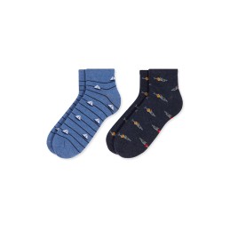 003 0213502 SOXLAND PACK-2 CALCETIN TOBILLERO HOMBRE FANTASIA