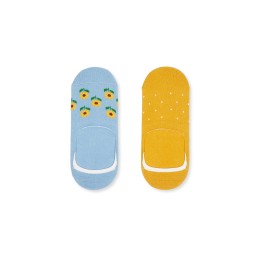 001 0213520 SOXLAND PACK-2 PINKY MUJER GIRASOLES TOPOS