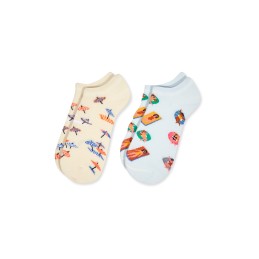 003 0213521 SOXLAND PACK-2 CALCETIN INVISIBLE MUJER FANTASIA