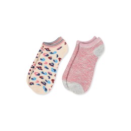 0001 0213522 SOXLAND PACK-2 CALCETIN INVISIBLE MUJER BAMBOO FANTASIA