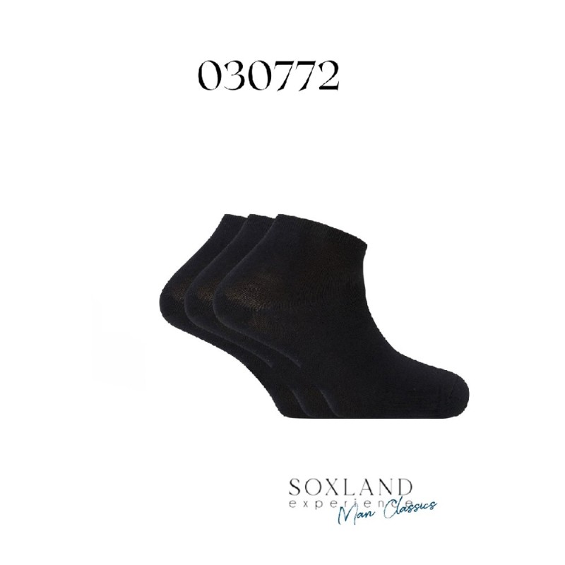 030772 SOXLAND PACK-3 CALCETIN INVISIBLE HOMBRE LISO 030772 SOXLAND PACK-3 CALCETIN INVISIBLE HOMBRE LISO