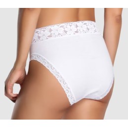 3324 AVET ( Precio de Caja de 6 Uds ) BRAGA BIKINI ALGODON LYCRA BLONDA CAMAL Y CINTURA Blanco Foto