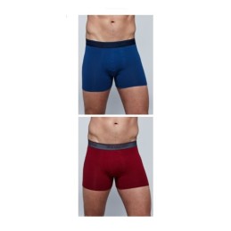 PB91 DON ALGODON PACK-2 BOXER HOMBRE GOMA VISTA Foto 28300