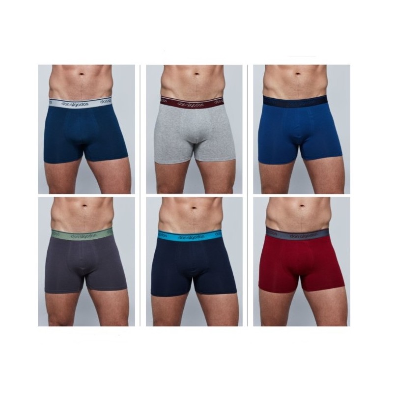PB91 DON ALGODON PACK-2 BOXER HOMBRE GOMA VISTA Foto PB91 DON ALGODON PACK-2 BOXER HOMBRE GOMA VISTA Foto