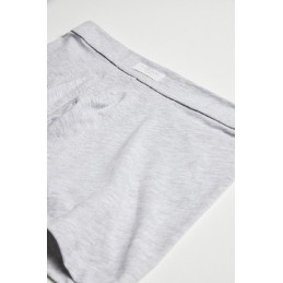 20151 YSABEL MORA BOXER HOMBRE ALGODON LYCRA Gris Jaspe Foto