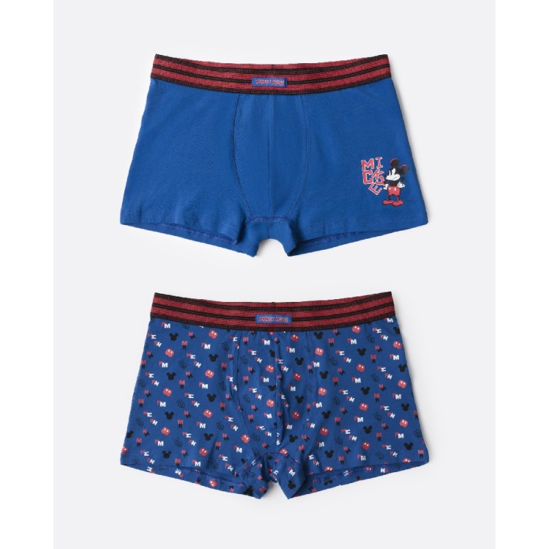 48637P MICKEY PACK-2 BOXER HOMBRE