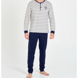 7508 RUIPEREZ M-3XL PIJAMA HOMBRE RAYAS