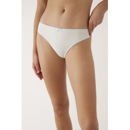 PB1014 PROMISE PACK-3 TANGA ALGODON ESTAMPADO 8AP Foto
