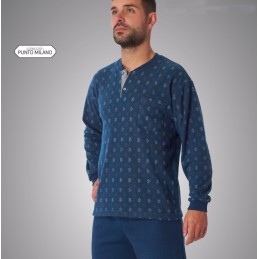 70019 DORMEN M-3XL PIJAMA HOMBRE ESTAMPADO