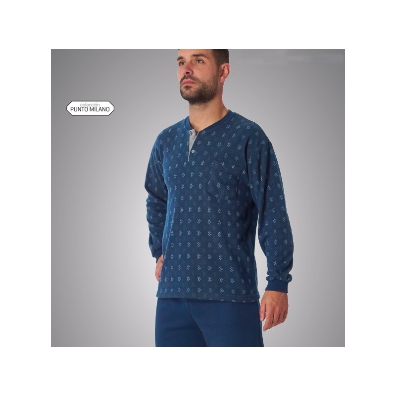 70019 DORMEN M-3XL PIJAMA HOMBRE ESTAMPADO 70019 DORMEN M-3XL PIJAMA HOMBRE ESTAMPADO
