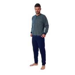 70017 DORMEN M-3XL PIJAMA HOMBRE RAYAS Foto
