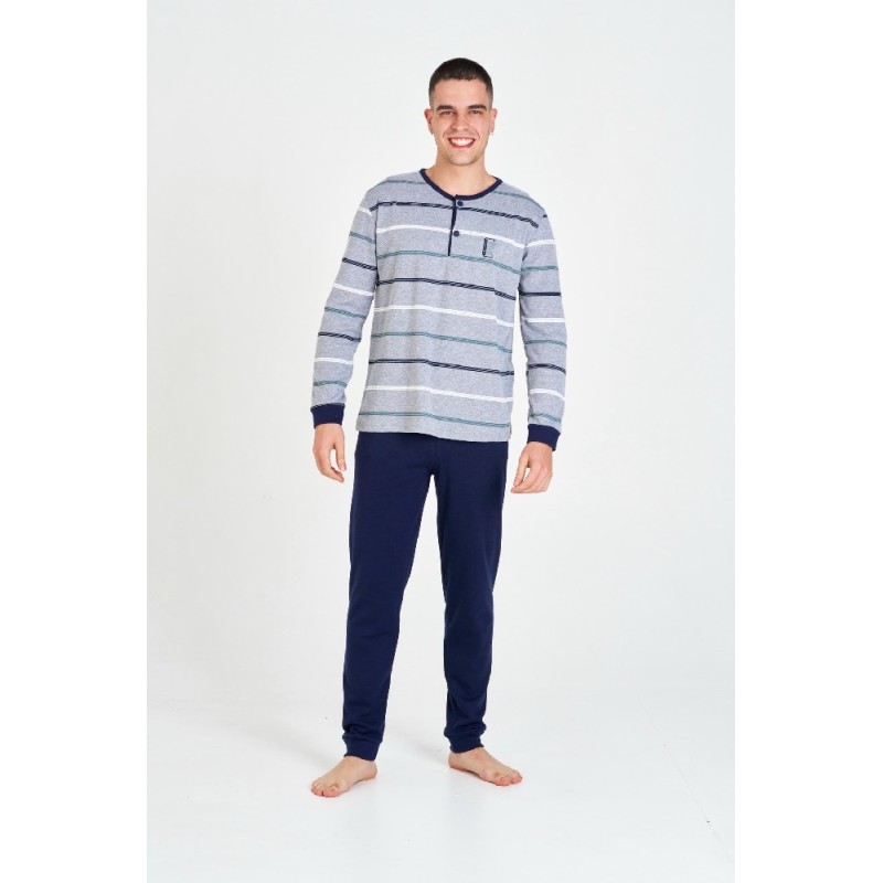 7502 RUIPEREZ M-3XL PIJAMA HOMBRE RAYAS