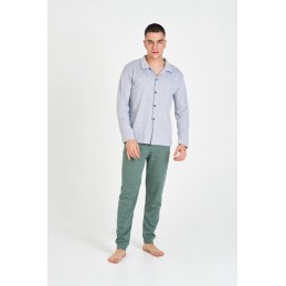 7526 RUIPEREZ PIJAMA HOMBRE ABIERTO ROMBITOS