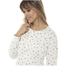 CORA 252038 FINDEL 3XL CAMISON MUJER MANGA LARGA ESTAMPADO
