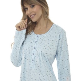 CTE 252038 FINDEL 3XL CAMISON MUJER MANGA LARGA ESTAMPADO
