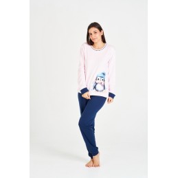 7545 RUIPEREZ PIJAMA MUJER PINGÜINO