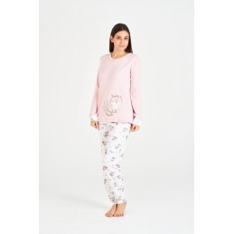 7549 RUIPEREZ PIJAMA MUJER ARDILLA