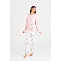 7549 RUIPEREZ PIJAMA MUJER ARDILLA