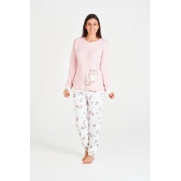 7549 RUIPEREZ PIJAMA MUJER ARDILLA