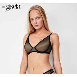 1 10051T C GISELA SUJETADOR BRALETTE PLUMETTI Negro Foto