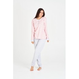 7536 RUIPEREZ 4XL PIJAMA MUJER NUBES