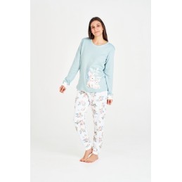 7550 RUIPEREZ PIJAMA MUJER ARDILLA FLORES