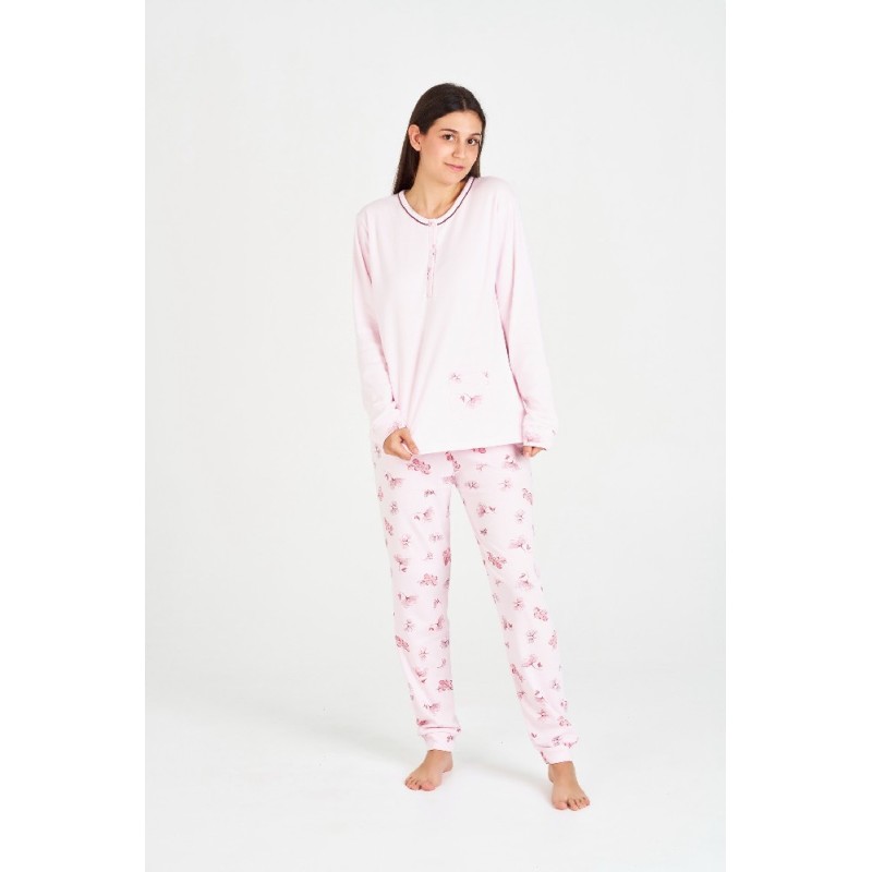 7538 RUIPEREZ 4XL PIJAMA MUJER FLORAL BOLSILLO 7538 RUIPEREZ 4XL PIJAMA MUJER FLORAL BOLSILLO