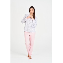 7533 RUIPEREZ M-3XL PIJAMA MUJER VIGORE FLORECITAS