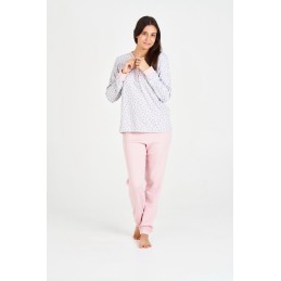7533 RUIPEREZ M-3XL PIJAMA MUJER VIGORE FLORECITAS