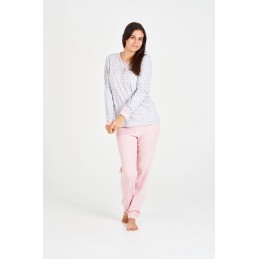 7533 RUIPEREZ 4XL PIJAMA MUJER VIGORE FLORECITAS