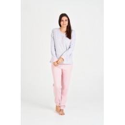 7533 RUIPEREZ 4XL PIJAMA MUJER VIGORE FLORECITAS