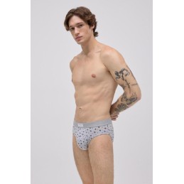 20421 YSABEL MORA PACK-2 SLIP HOMBRE ALGODON FANTASIA