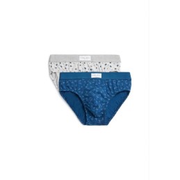 20421 YSABEL MORA PACK-2 SLIP HOMBRE ALGODON FANTASIA