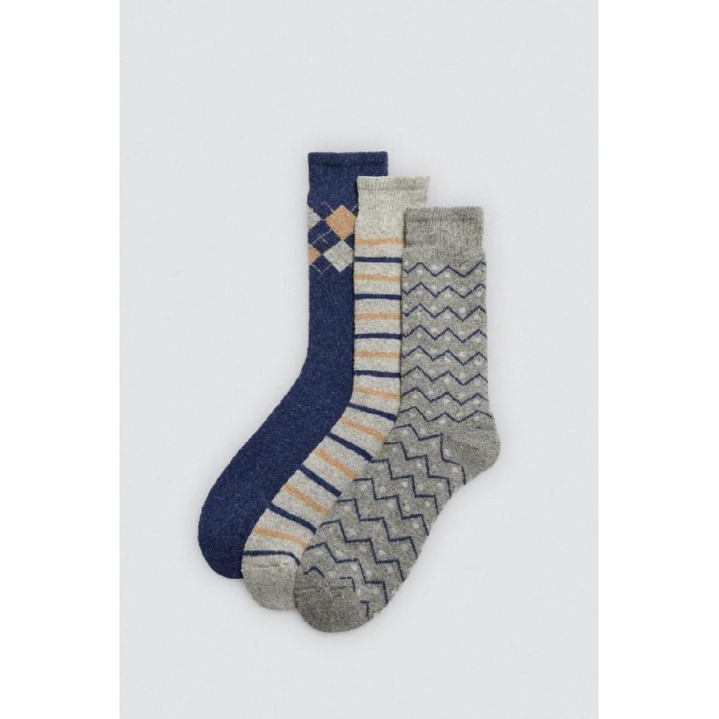 22956 YSABEL MORA CALCETIN HOMBRE ANGORA FANTASÍA