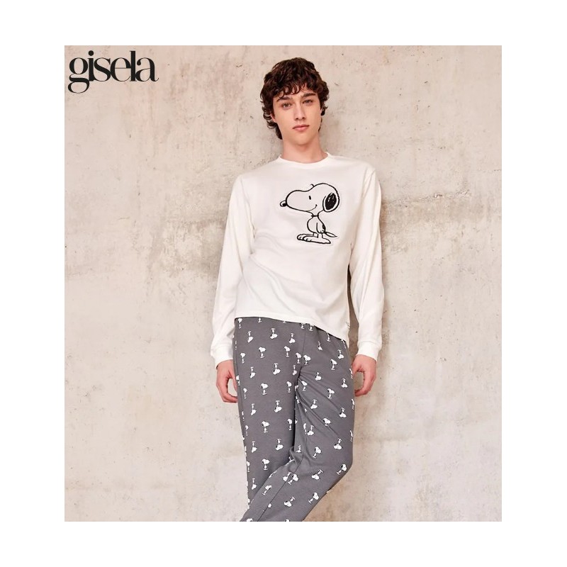 2 20335S GISELA PIJAMA HOMBRE SNOOPY