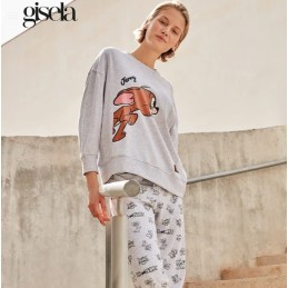 2 20348S GISELA PIJAMA MUJER TOM  JERRY