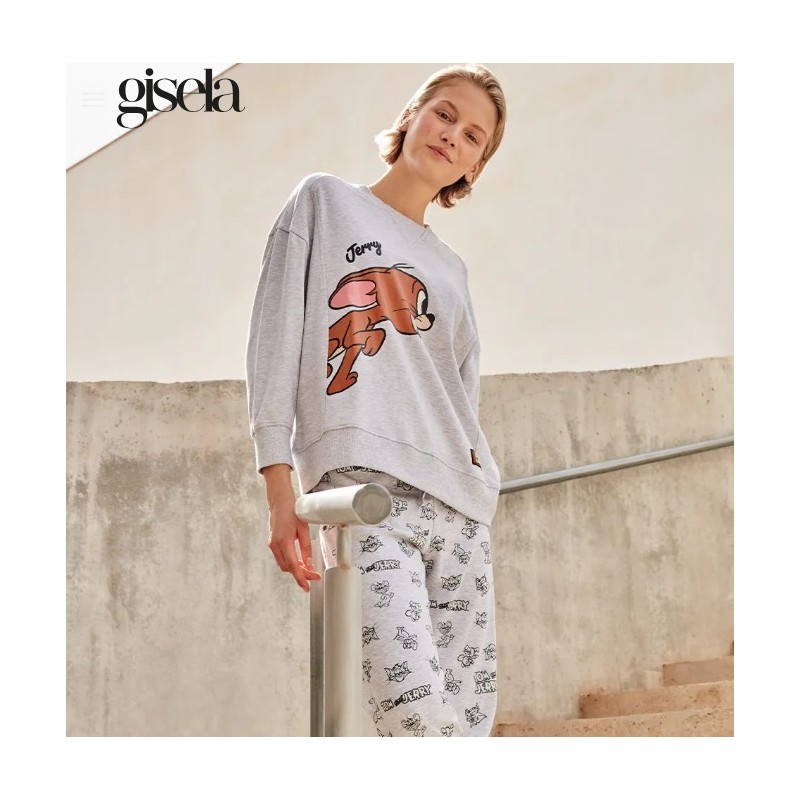2 20348S GISELA PIJAMA MUJER TOM  JERRY