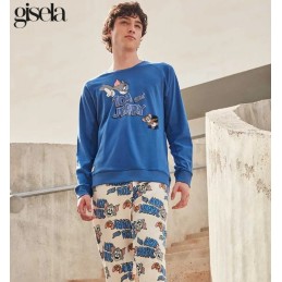 2 20351S GISELA PIJAMA HOMBRE TOM  JERRY