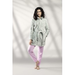 1031-CR LIN BATA MUJER CORALINA HOJAS